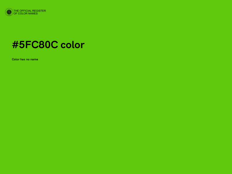 #5FC80C color image