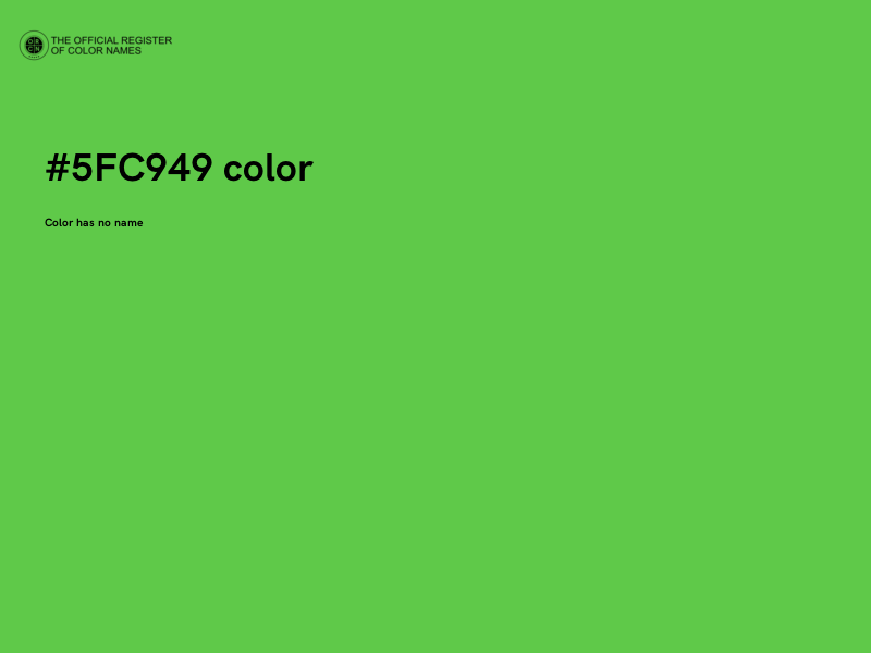 #5FC949 color image