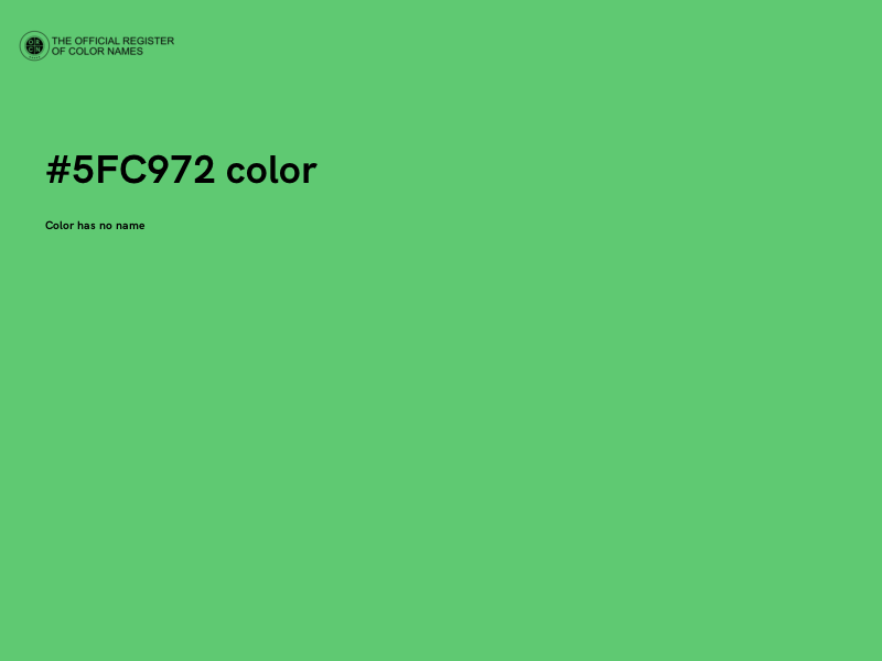 #5FC972 color image