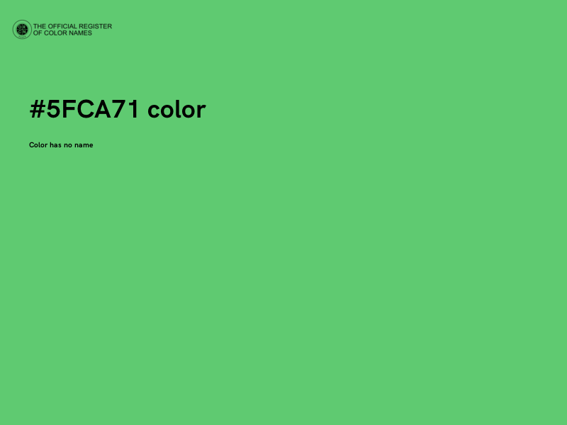 #5FCA71 color image