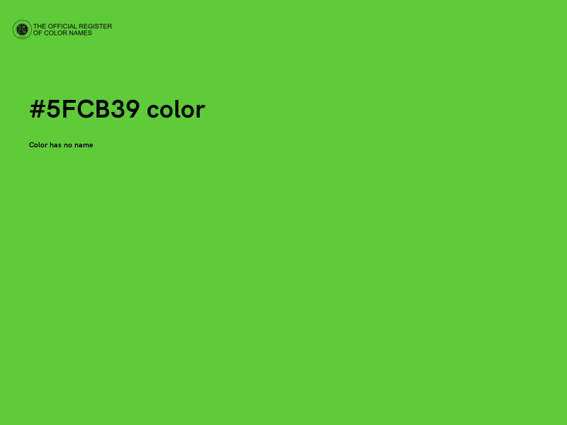 #5FCB39 color image