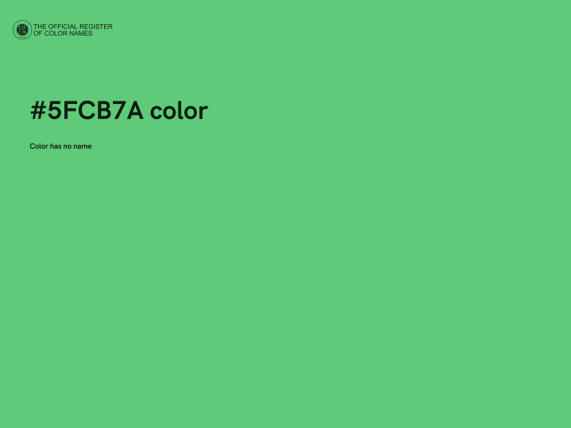 #5FCB7A color image