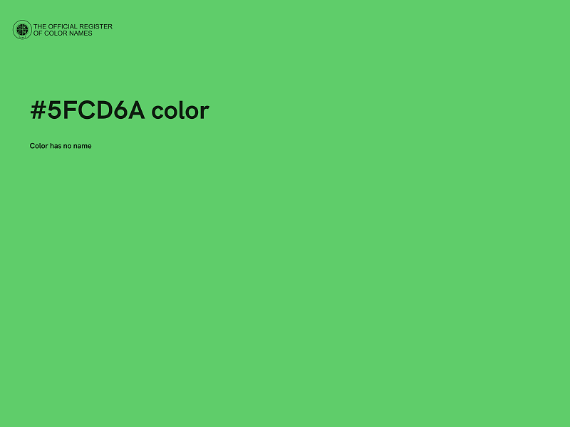 #5FCD6A color image