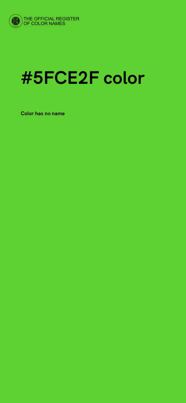 #5FCE2F color image