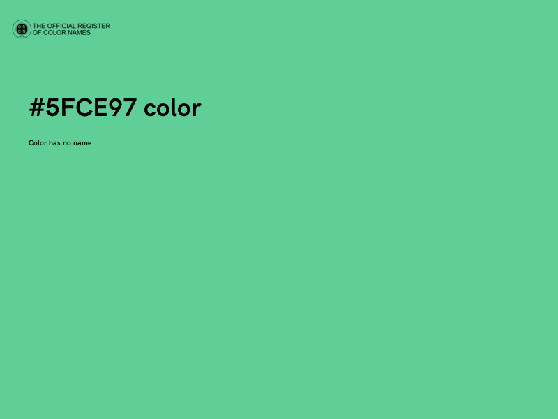 #5FCE97 color image