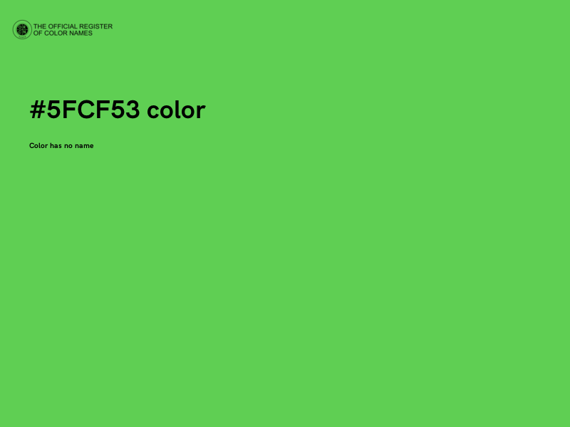 #5FCF53 color image