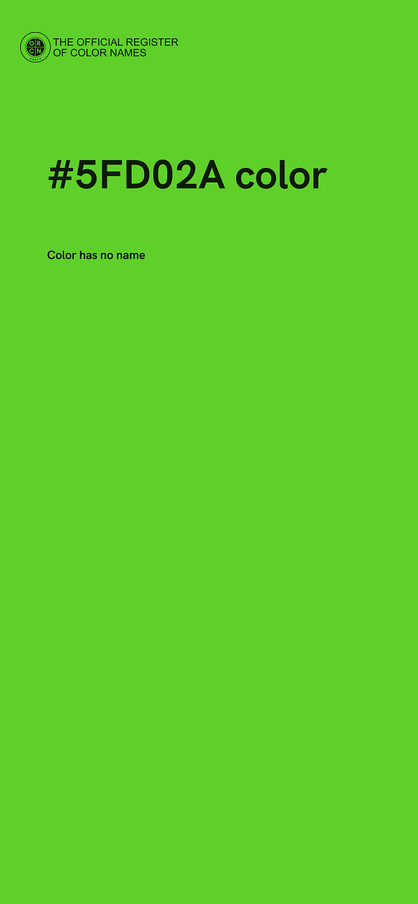 #5FD02A color image