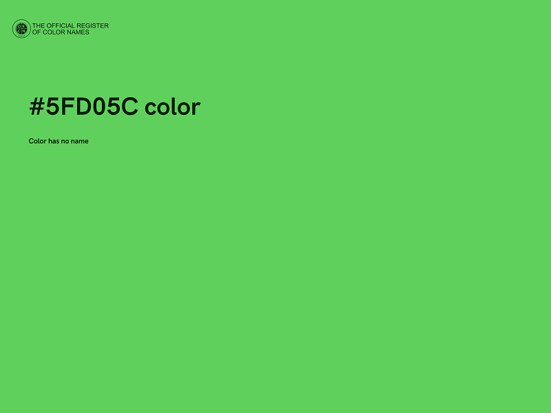 #5FD05C color image