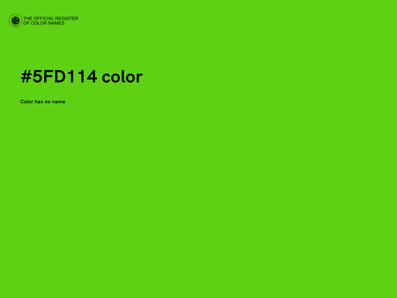 #5FD114 color image