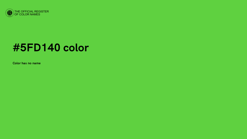 #5FD140 color image