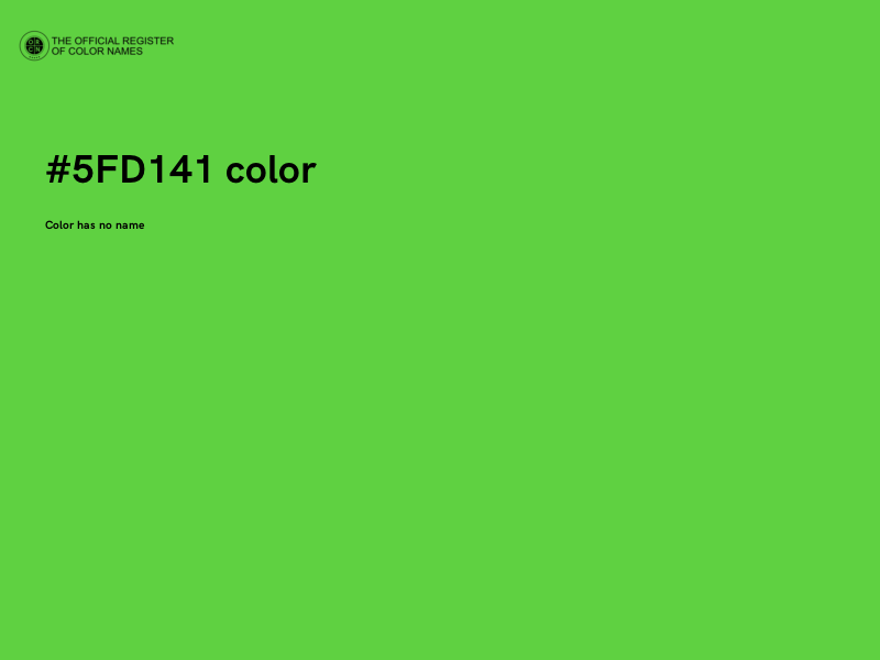 #5FD141 color image
