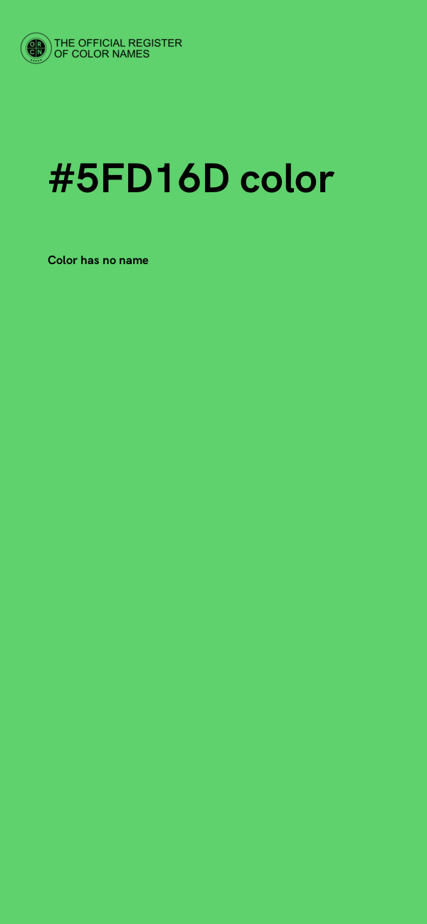 #5FD16D color image