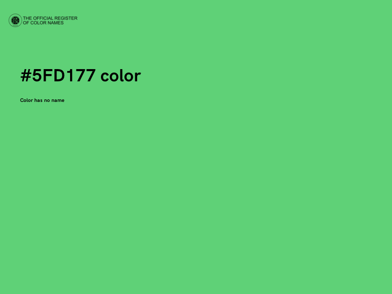 #5FD177 color image