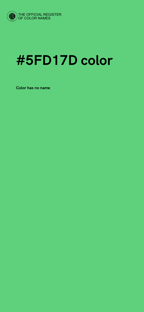 #5FD17D color image