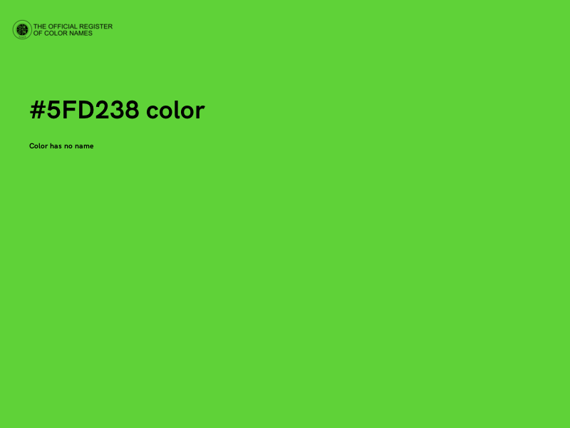 #5FD238 color image