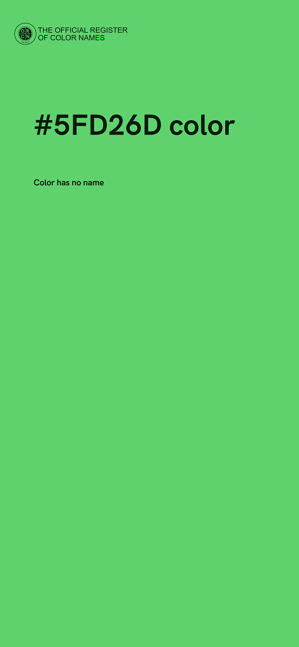 #5FD26D color image
