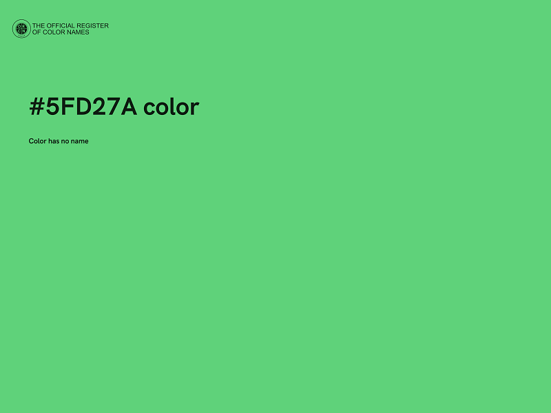 #5FD27A color image