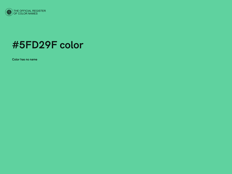 #5FD29F color image