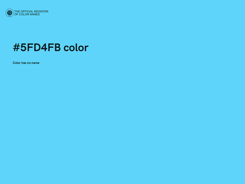 #5FD4FB color image