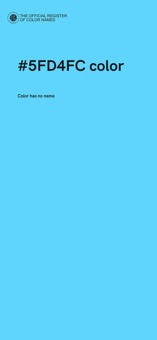 #5FD4FC color image