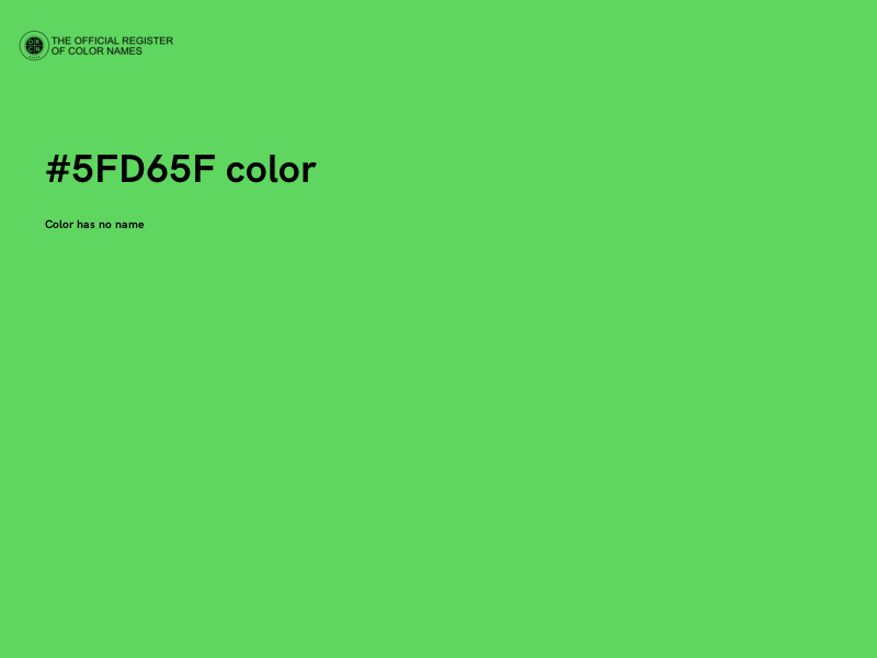 #5FD65F color image