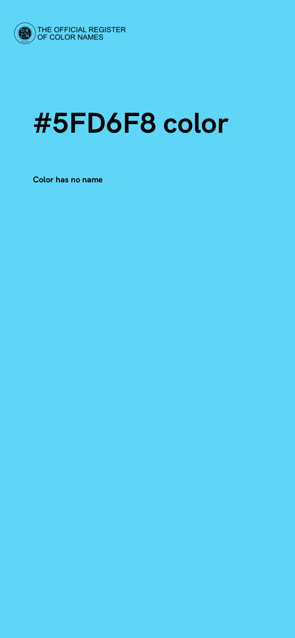 #5FD6F8 color image