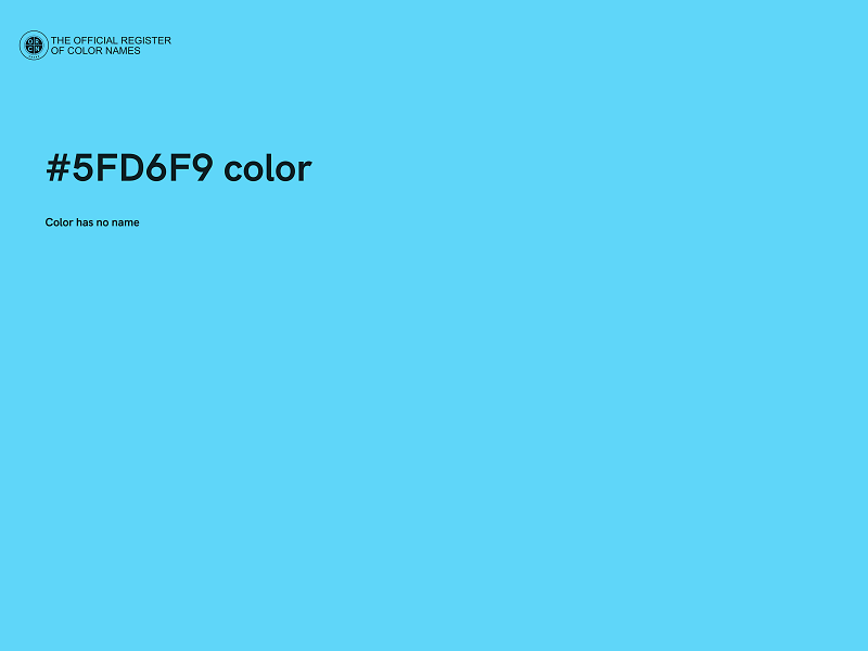 #5FD6F9 color image