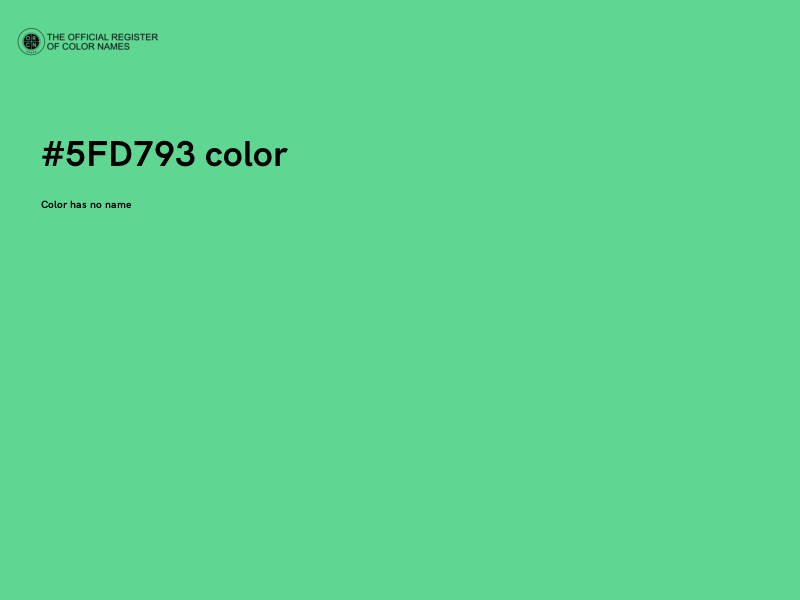 #5FD793 color image