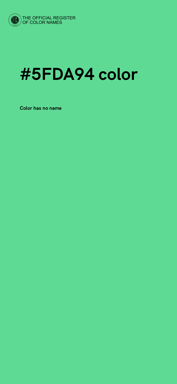 #5FDA94 color image