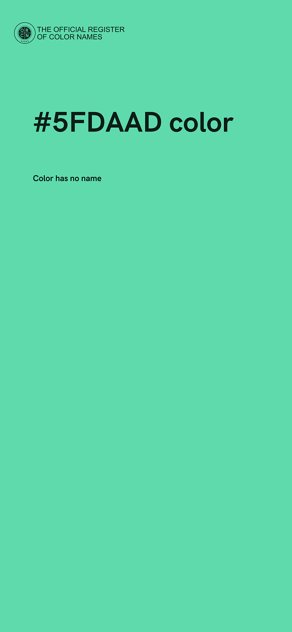 #5FDAAD color image