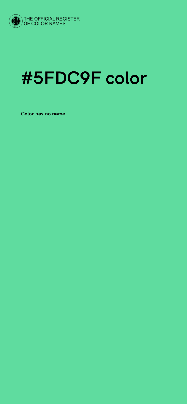 #5FDC9F color image