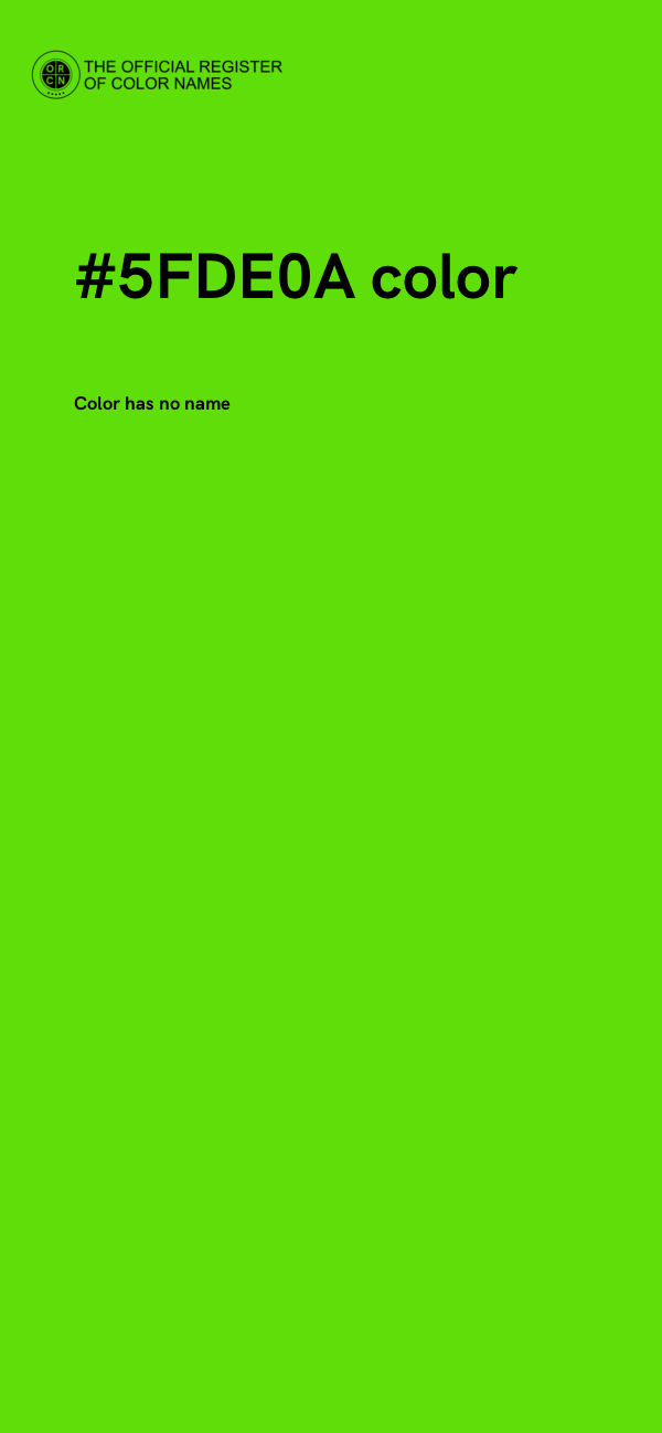 #5FDE0A color image