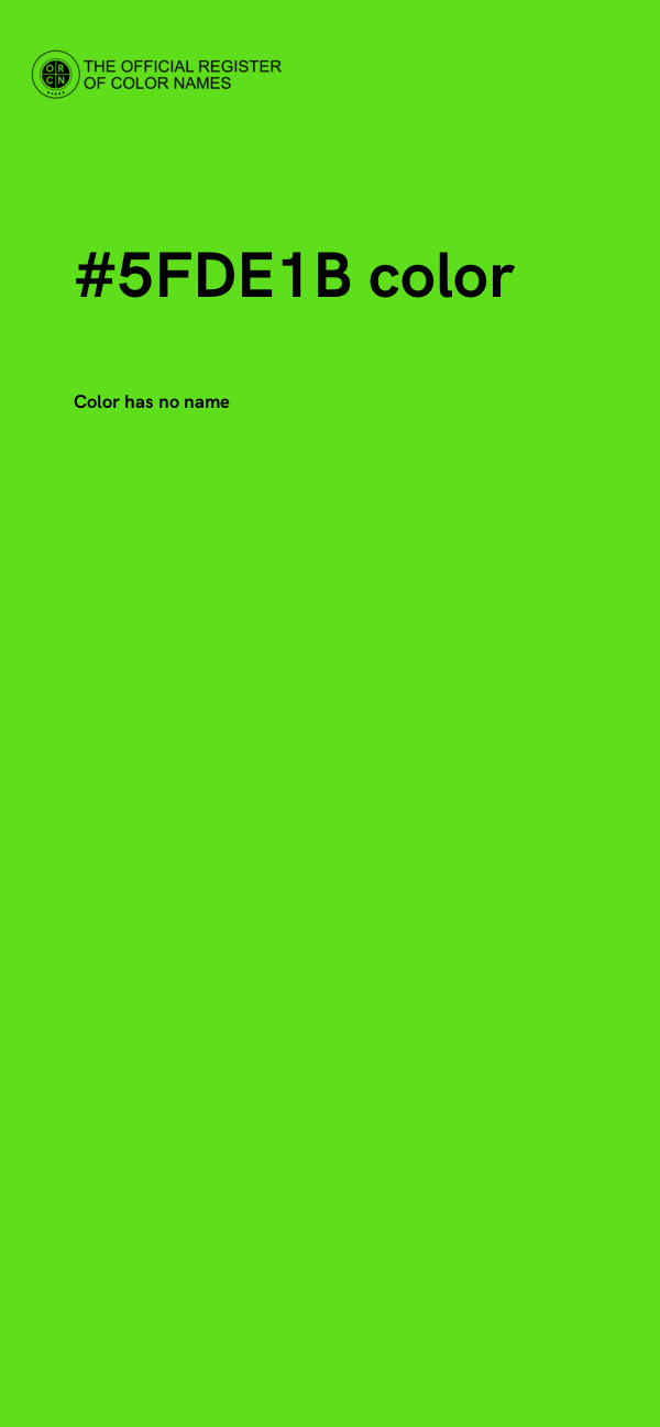 #5FDE1B color image