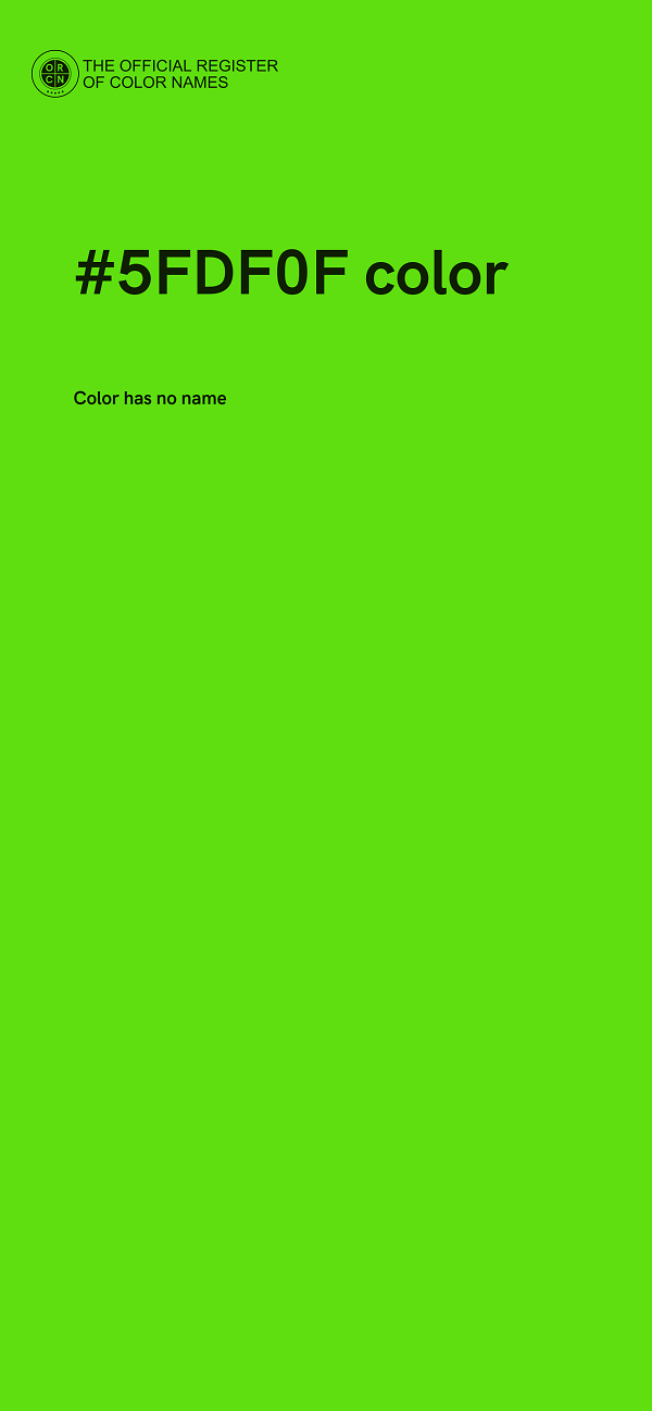 #5FDF0F color image