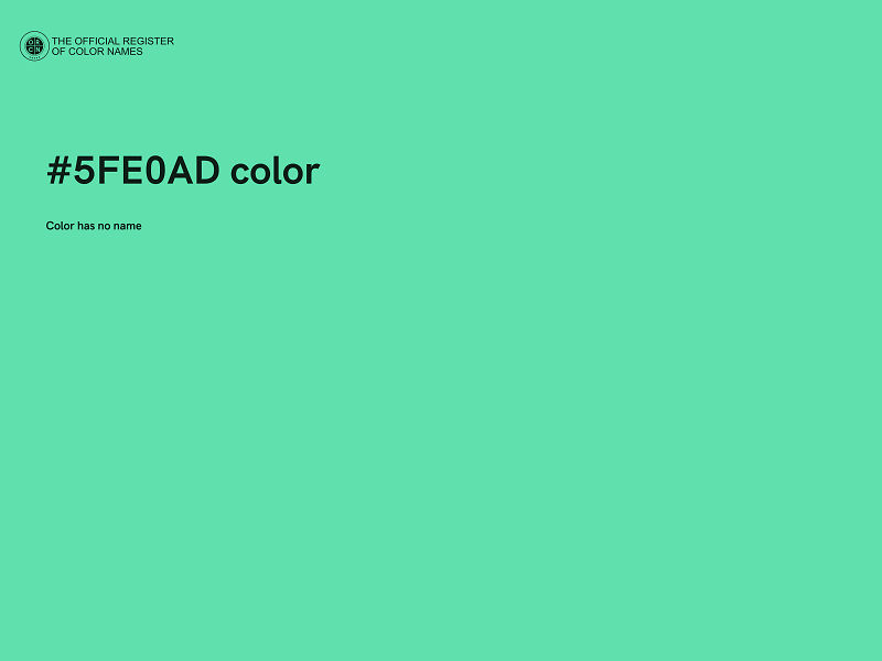 #5FE0AD color image