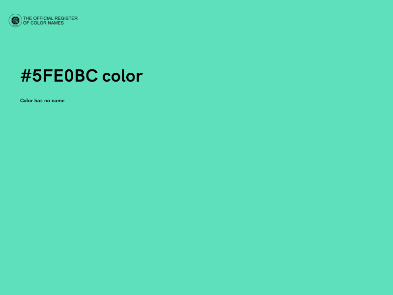 #5FE0BC color image