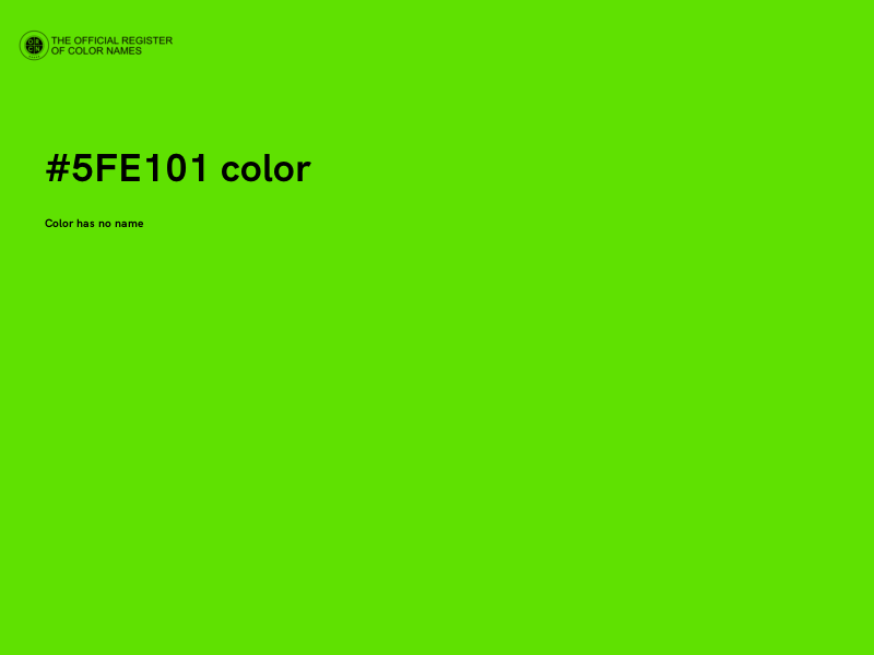 #5FE101 color image
