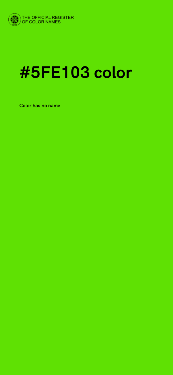 #5FE103 color image