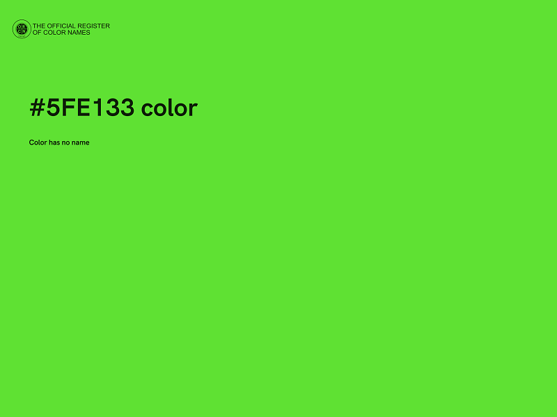 #5FE133 color image