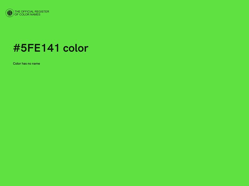 #5FE141 color image