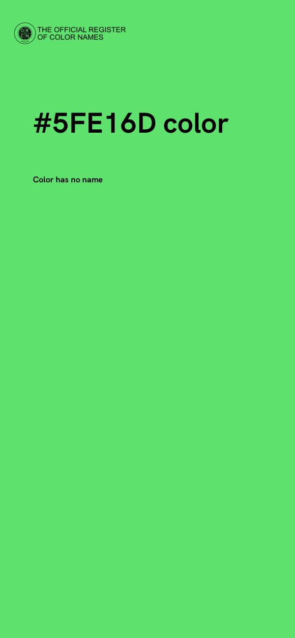 #5FE16D color image