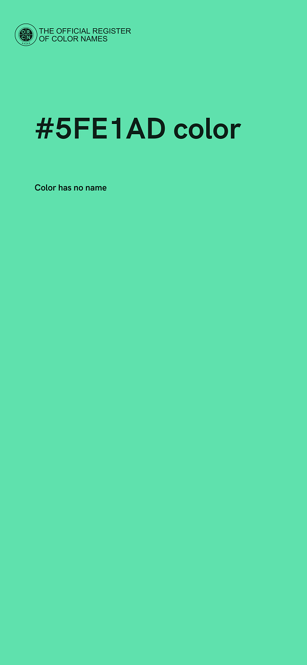 #5FE1AD color image