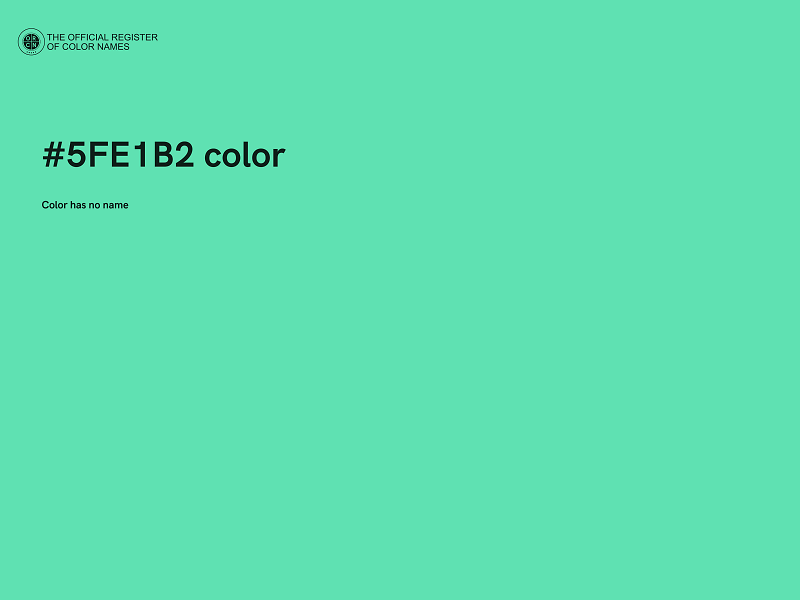 #5FE1B2 color image