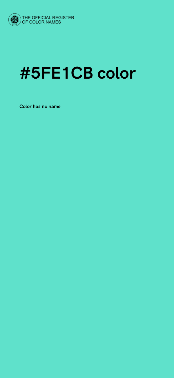 #5FE1CB color image