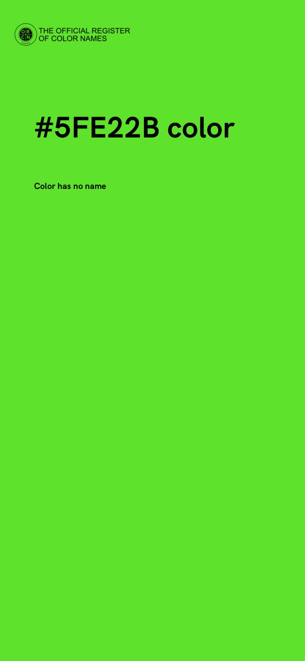 #5FE22B color image