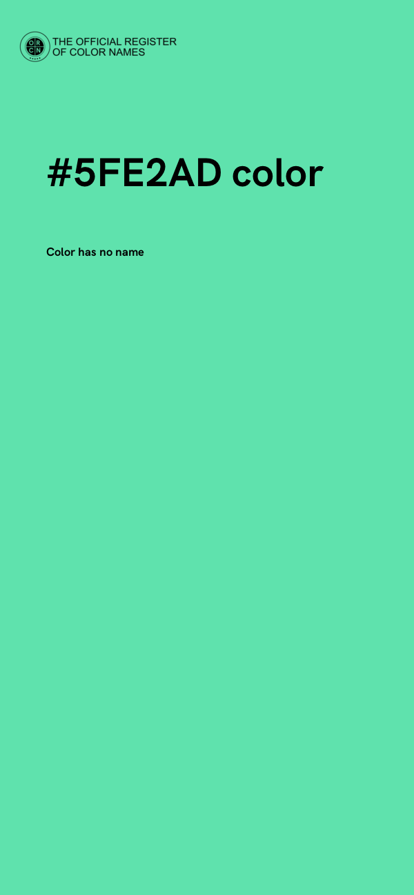 #5FE2AD color image