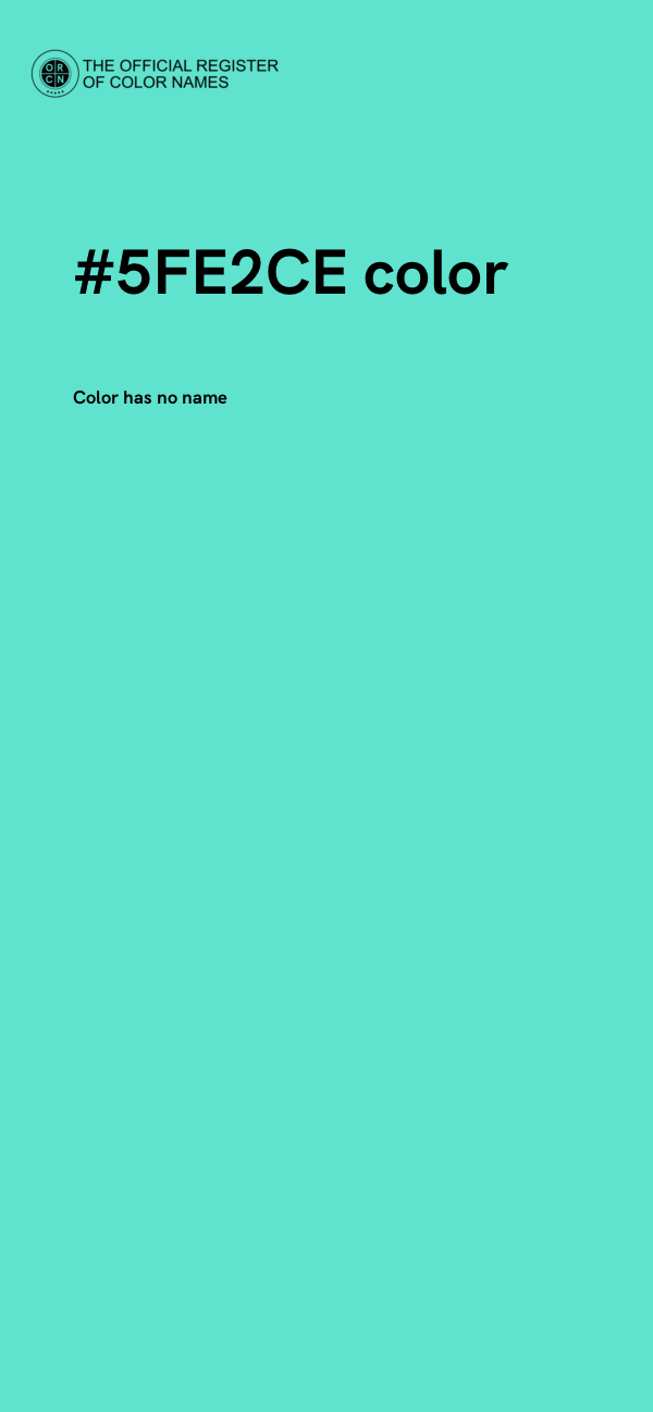 #5FE2CE color image