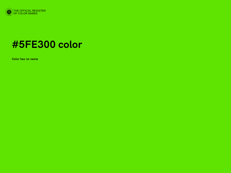 #5FE300 color image