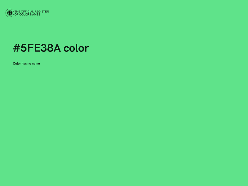 #5FE38A color image