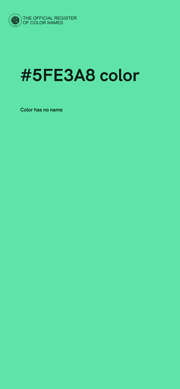 #5FE3A8 color image